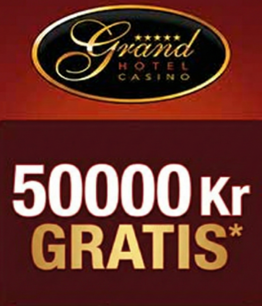 Bonus för registrering på GrandHotelCasino